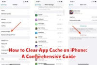 How to Clear App Cache on iPhone: A Comprehensive Guide