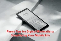 Phone Tips for Digital Minimalists: Simplifying Your Mobile Life