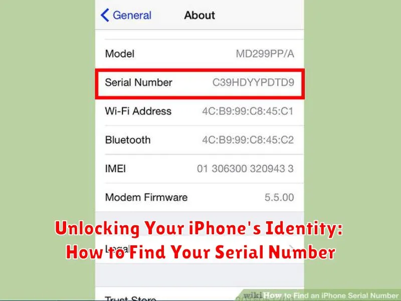 Unlocking Your iPhone's Identity: How to Find Your Serial Number