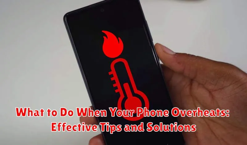 What to Do When Your Phone Overheats: Effective Tips and Solutions