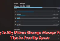 Why Is My Phone Storage Always Full? Tips to Free Up Space