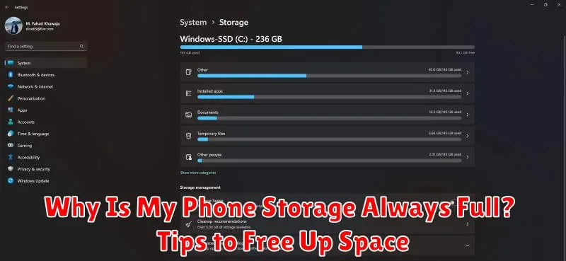 Why Is My Phone Storage Always Full? Tips to Free Up Space